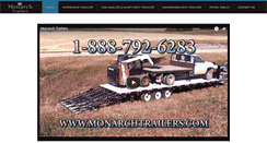 Desktop Screenshot of monarchtrailers.com
